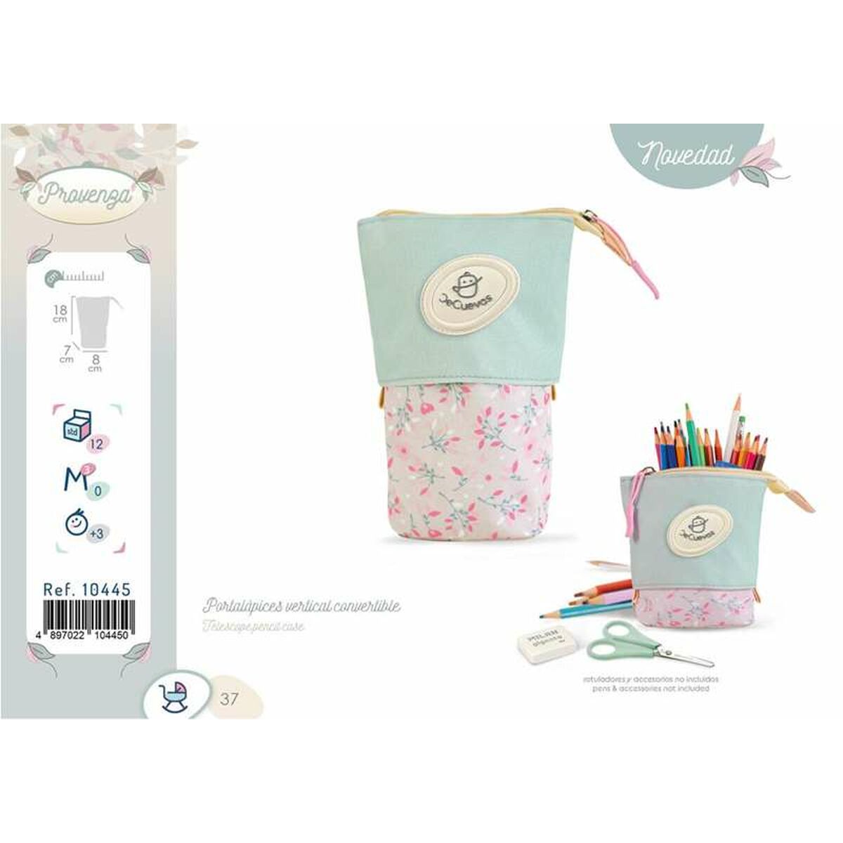 ✏️🌸 DESKORO | Trousse Decuevas Provenza Fleurs multicolores