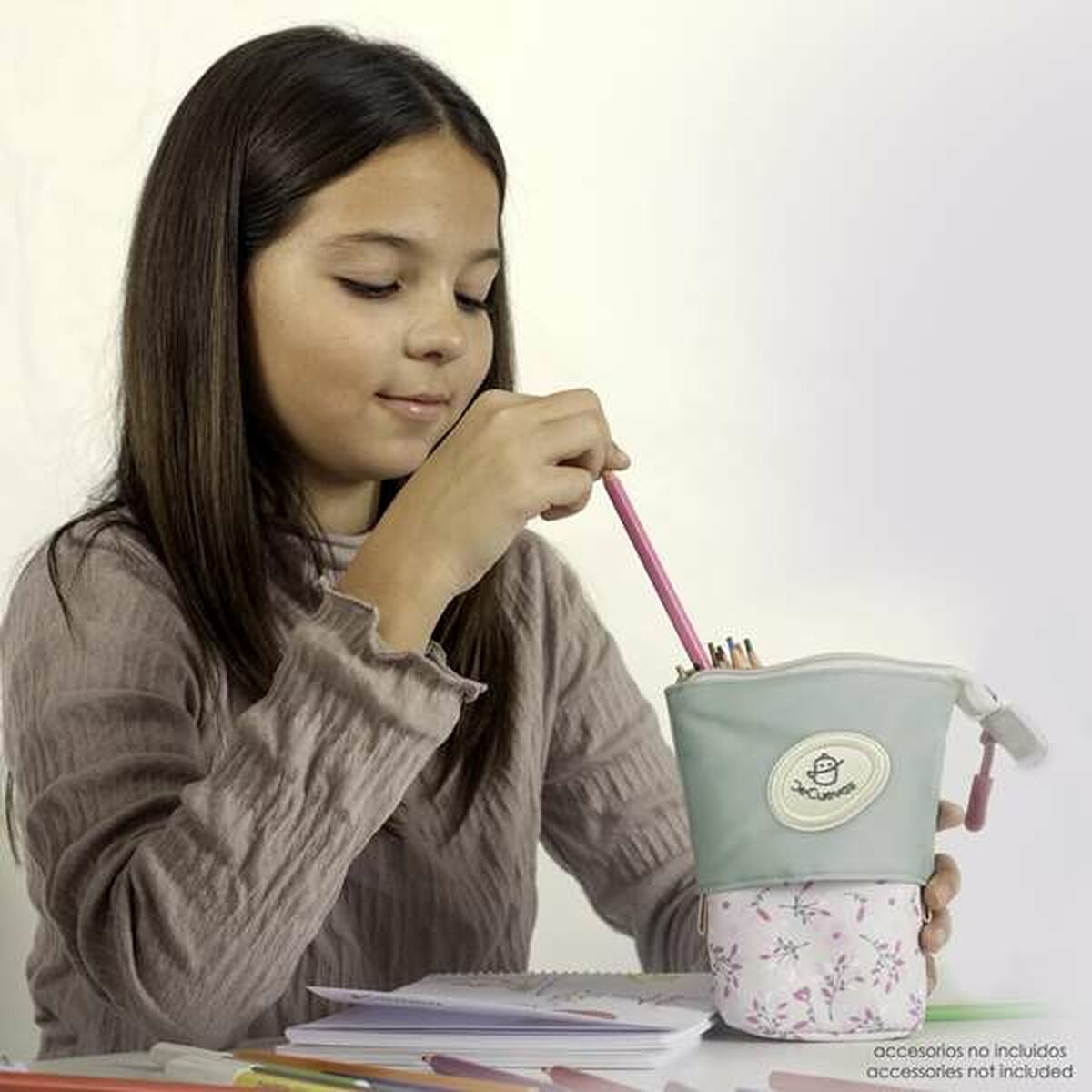 ✏️🌸 DESKORO | Trousse Decuevas Provenza Fleurs multicolores