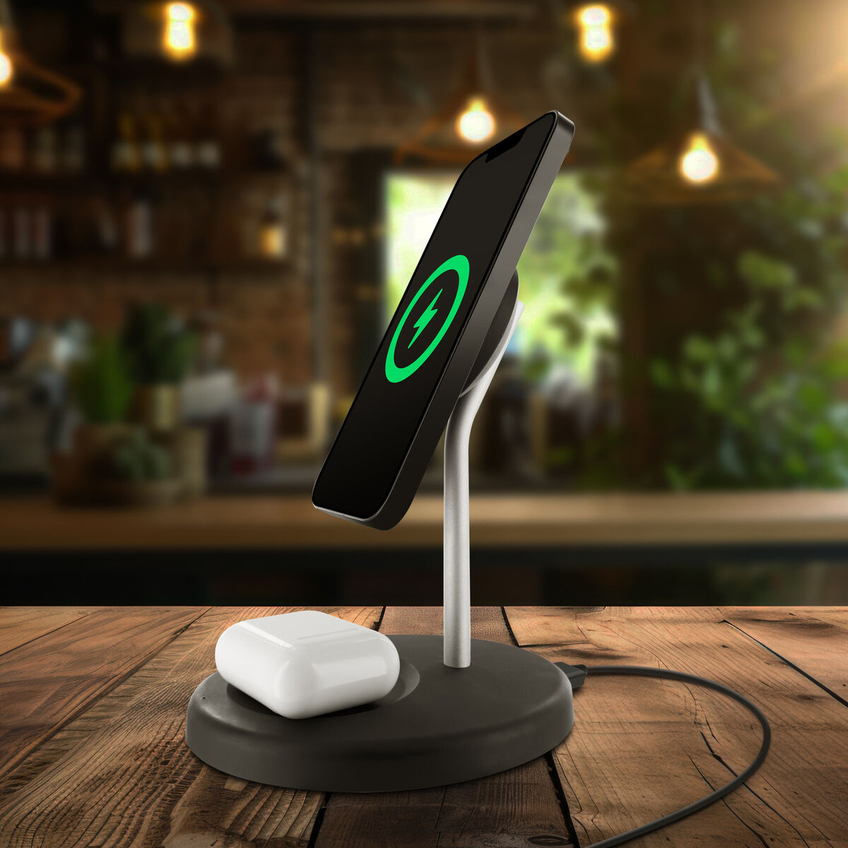 Cordless Charger Muvit for Change APH-WC109 Black