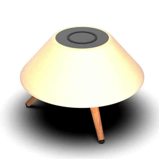 💡🎶 DESKORO |Lampe de bureau KSIX avec haut-parleurs Bluetooth & charge sans fil