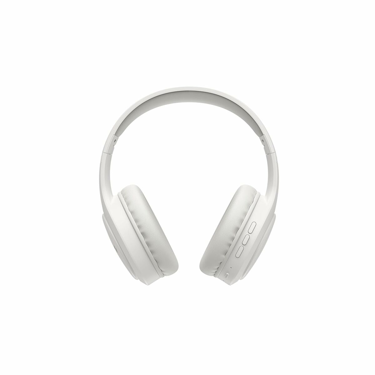 🎧 DESKORO | Casque Sans Fil SPC 4618B Blanc – Puissance, Confort et Élégance