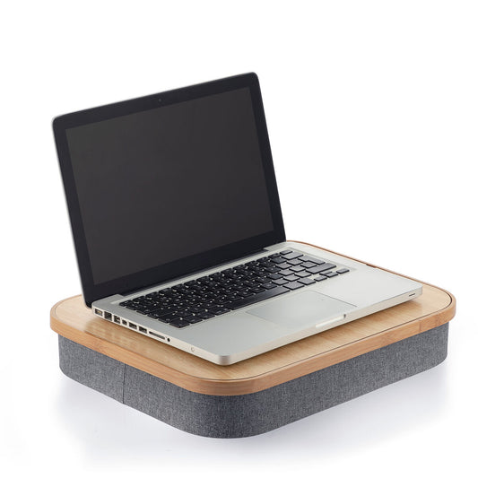 🪵 DESKORO | Bureau portable pour ordinateur portable avec rangement InnovaGoods